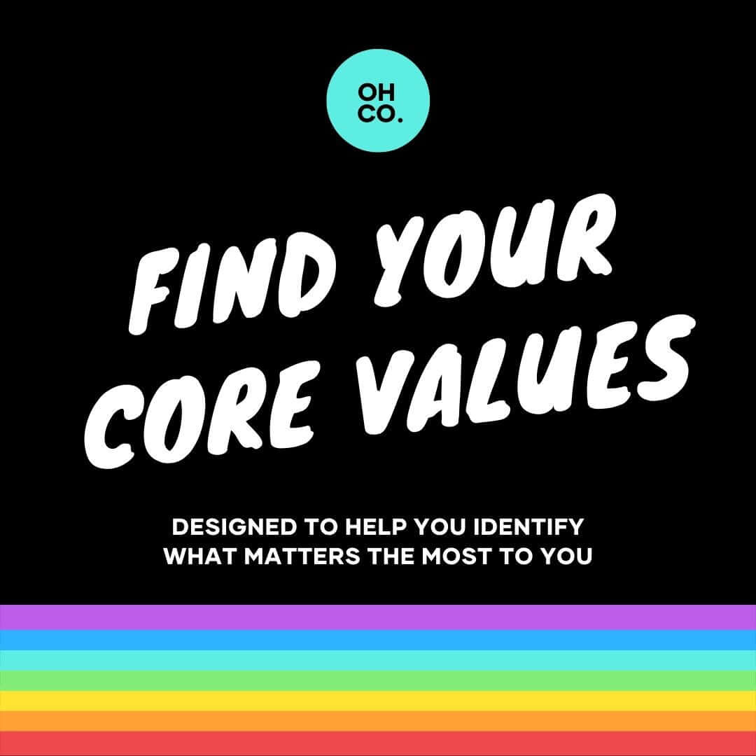 Resource: Find Your Core Values