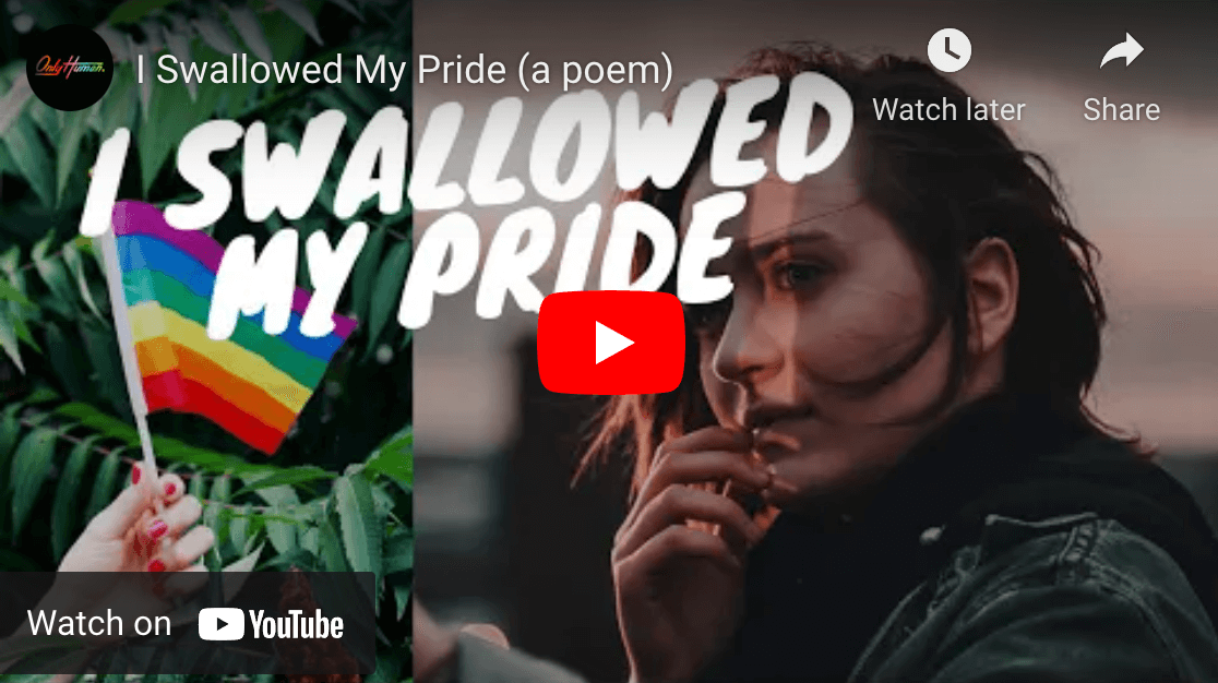 I Swallowed My Pride (a poem)