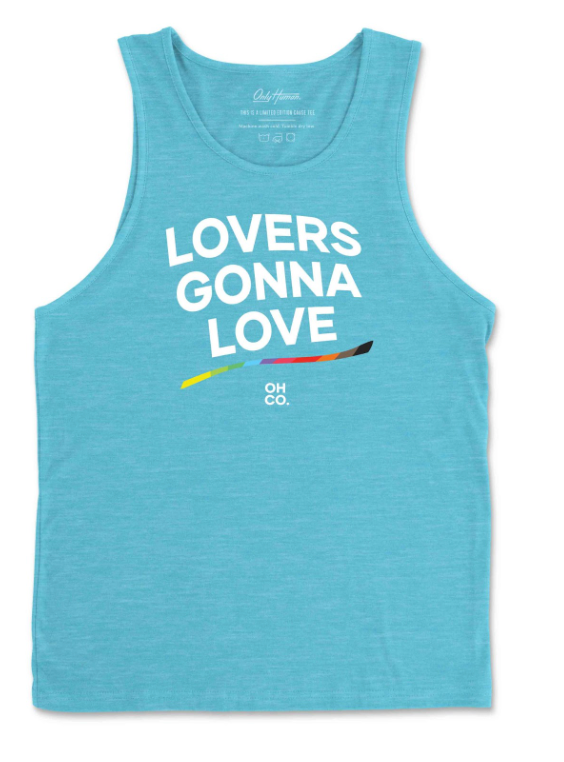 Lovers Gonna Love Unisex Teal Tank Top