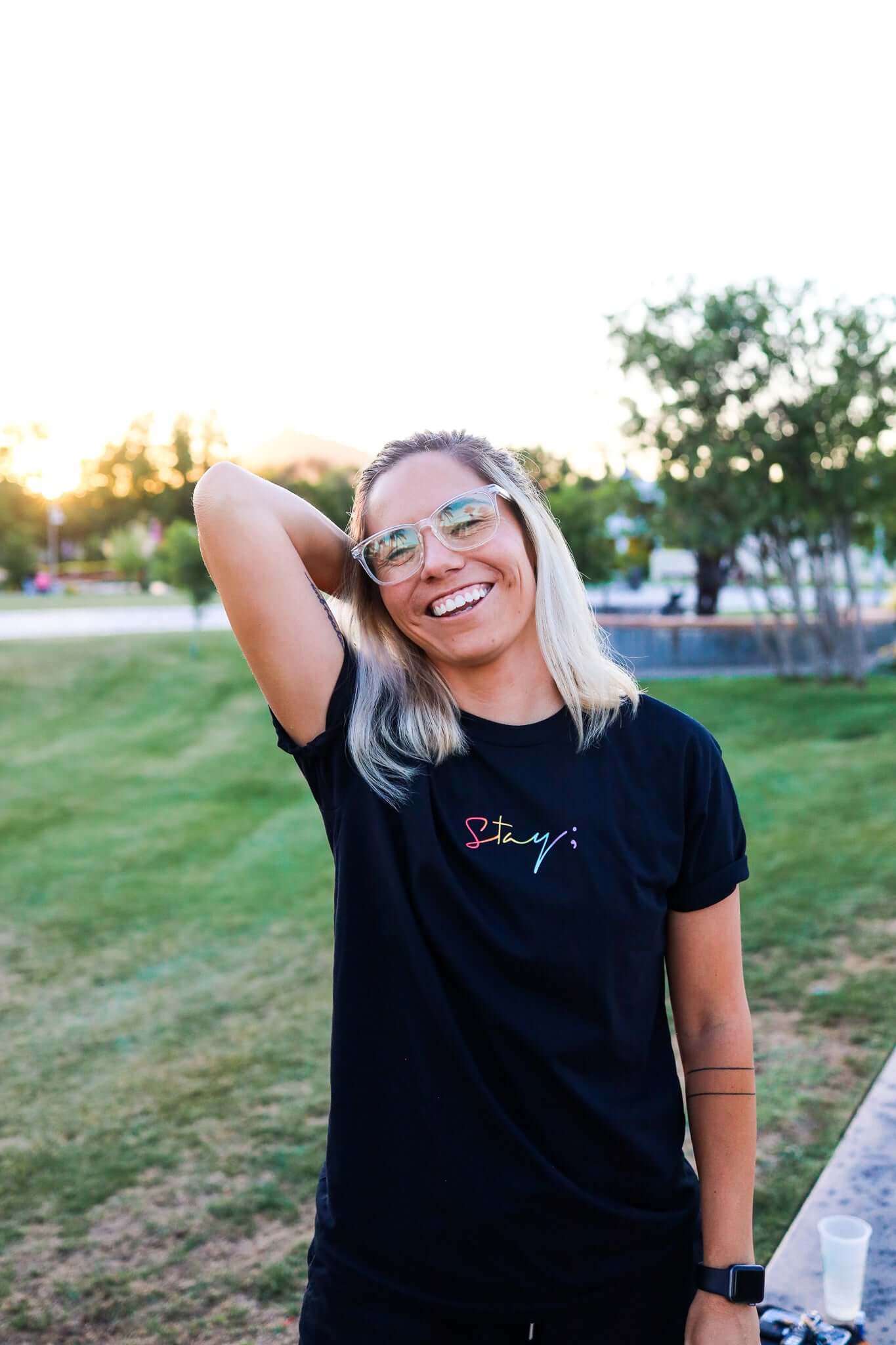 Stay; Rainbow Edition Tee - Only Human