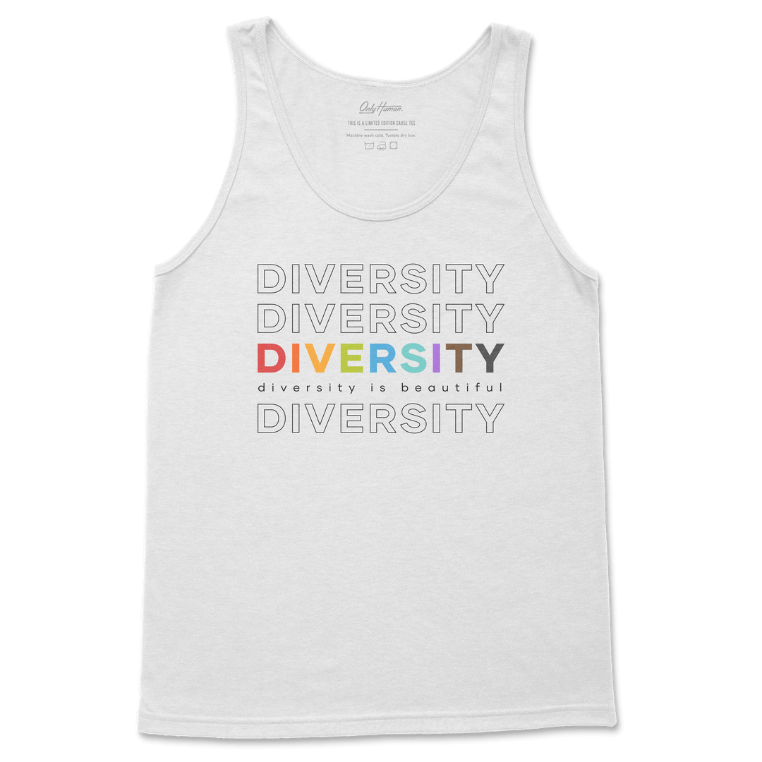 Diversity is Beautiful Unisex Tank - Only Human