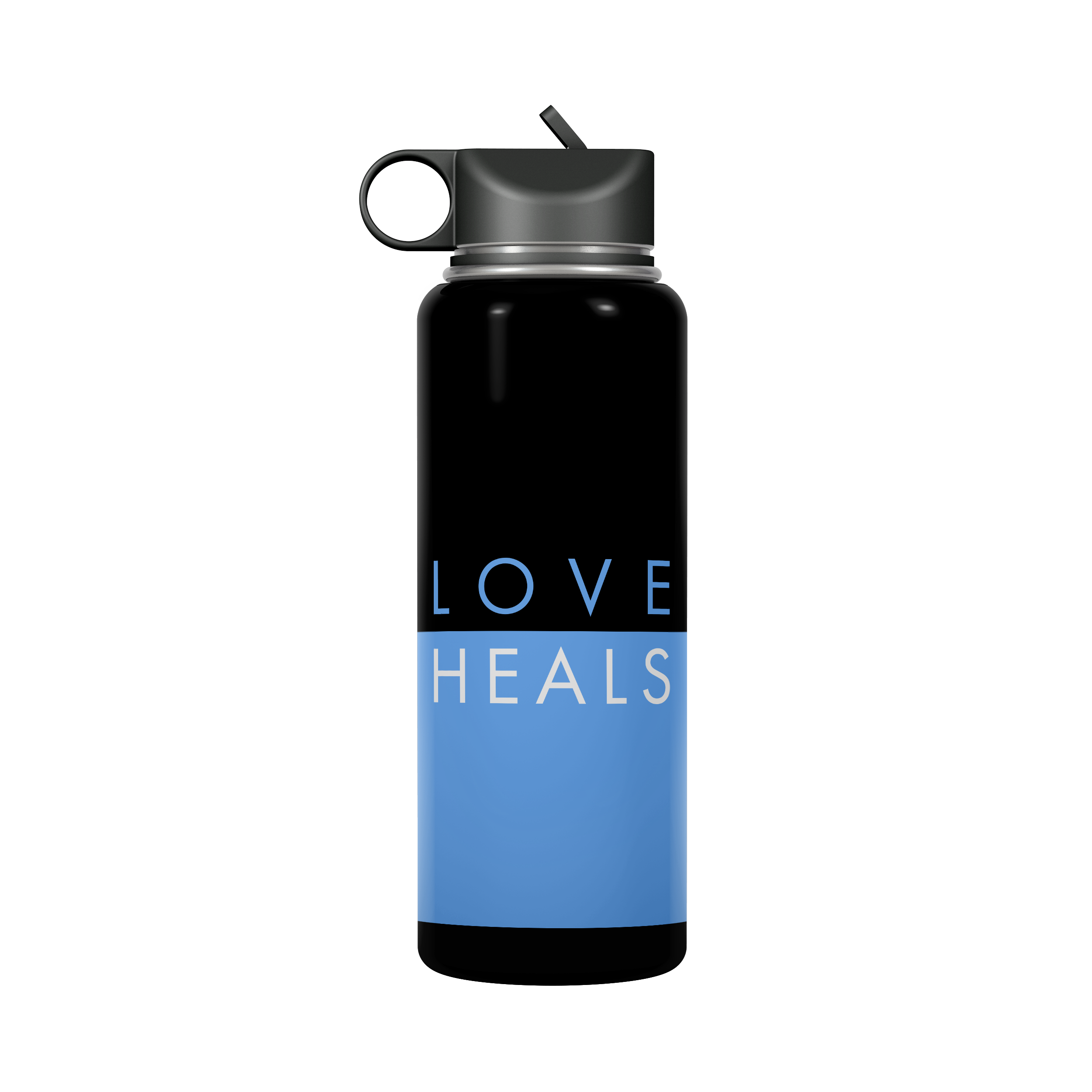 LOVE HEALS Water Bottle - Only Human