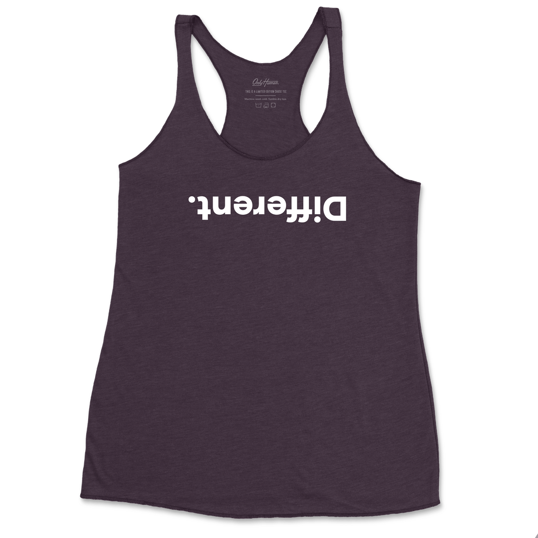 Different Racerback Tank - Only Human