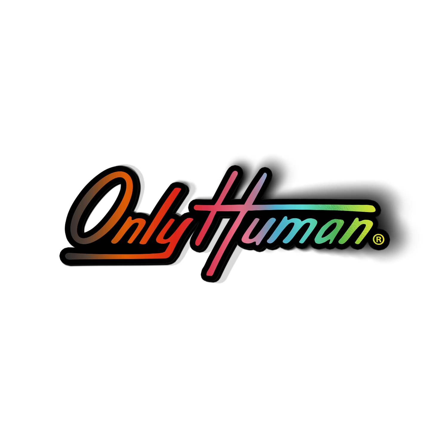 Only Human Pride Die Cut Sticker - Only Human