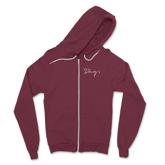 Stay; 2020 Life Sounds Better Zip Hoodie - Only Human