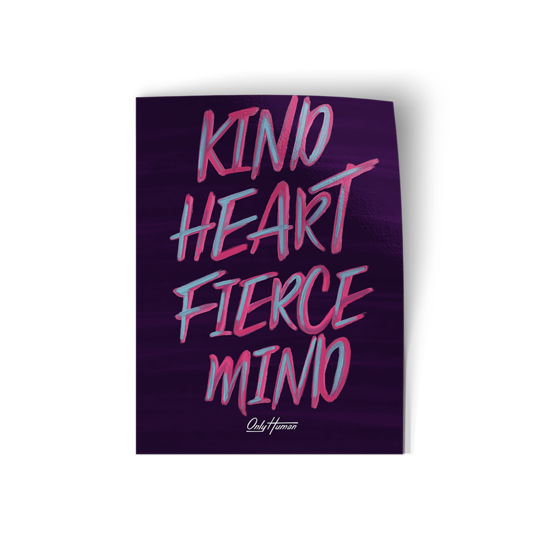 Kind Heart Sticker - Only Human