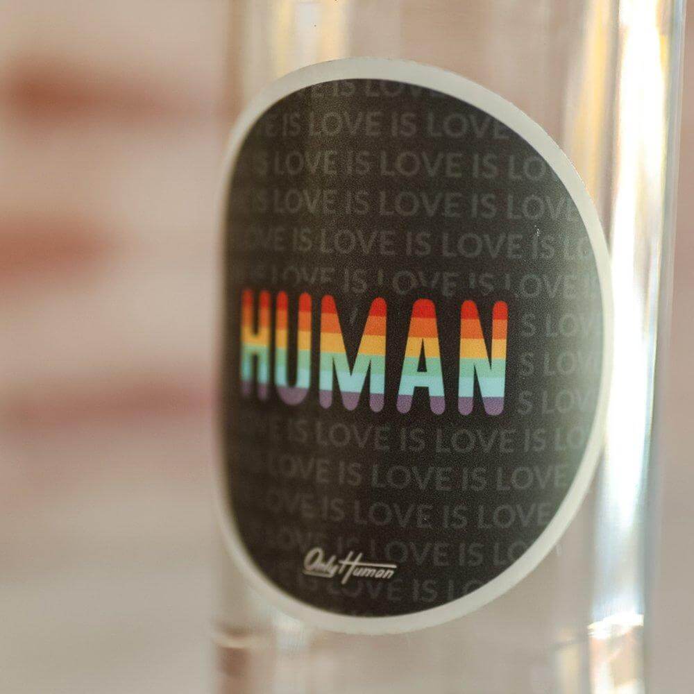 Circle Rainbow Human Sticker - Only Human