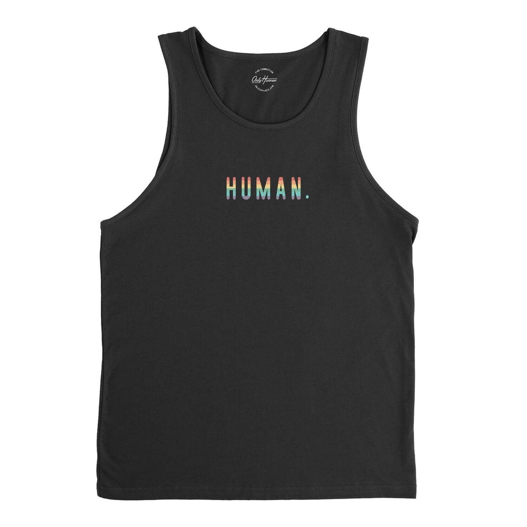 Rainbow Human Unisex Tank - Only Human