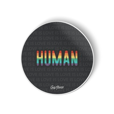 Circle Rainbow Human Sticker - Only Human