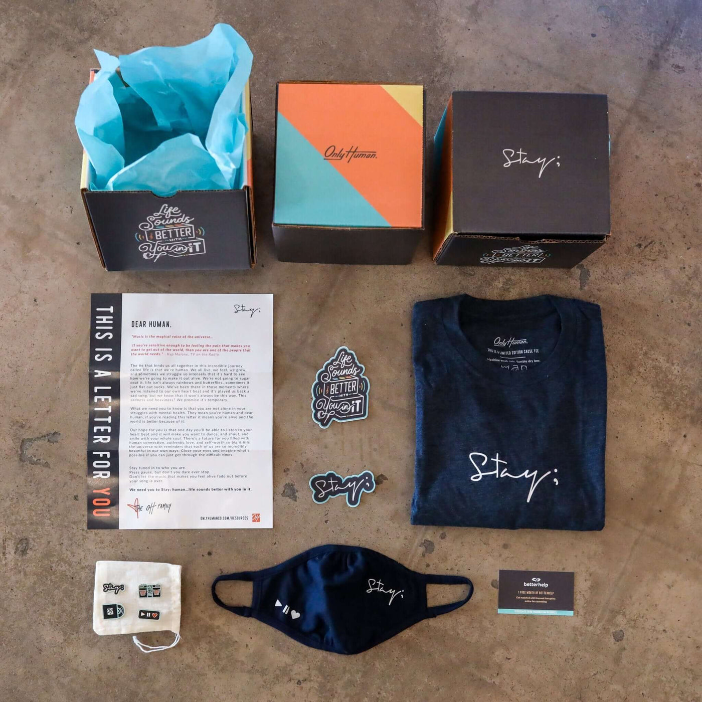 Stay; 2020 Cause Box - Only Human