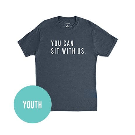 You Can Sit With Us Tee - Youth - Only Human